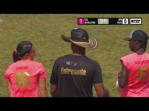 WUCC 2018 - Revolution Ultimate (COL) vs HUCK (JPN)