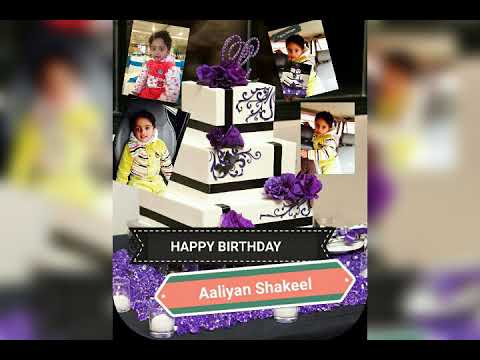 Aaliyan shakeel HAPPY BIRTHDAY