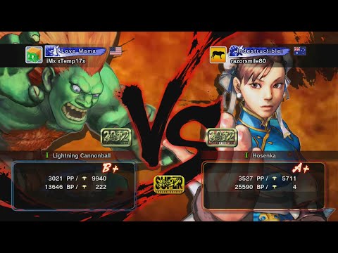 [AE2012] iMx xTemp17x (Blanka) vs. razorsmile80 (Chun-Li) [Ranked Match]
