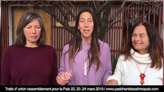 TRAIT d'UNION Rassemblement pour la PAIX , Femmes et hommes ensembles