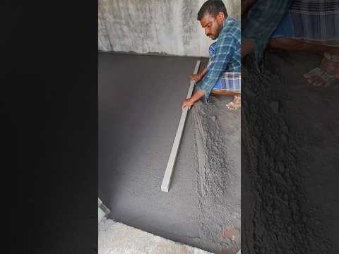 Floor plaster 👍 #construction #shortsfeed #satisfying #builders #shorts #shortvideo #skills