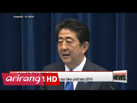 日本、消費税増税を2年以上延期 (Japan delays sales tax increase by more than 2 years)