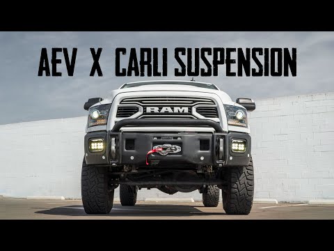 AEV Styling w/ Carli Suspension Ram Cummins Build: The Dream Combo
