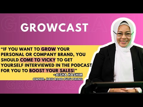 Client testimonial from Aisha Hashim, Owner, Haig Road Putu Piring