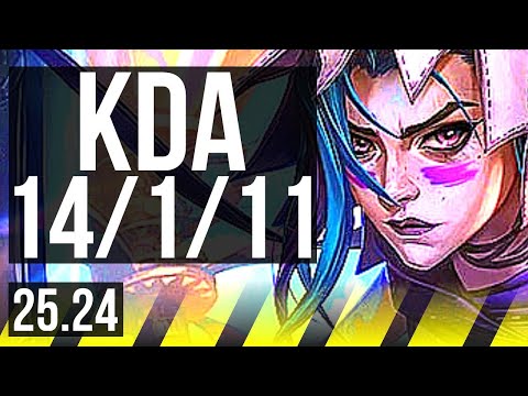 JINX & Thresh vs CAITLYN & Blitzcrank (ADC) | 14/1/11 | KR Master | 25.24