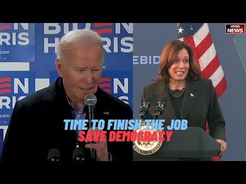 Biden: Time To Finish The Job, get along with me, Save Democracy; Harris: Increased Wages