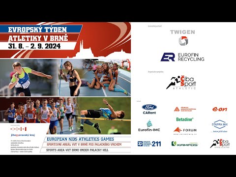 EUROPEAN KIDS ATHLETICS GAMES 2024 / 19. ročník / 31. 8. 2024 - 2. 9. 2024 - 3/4  / Neděle /