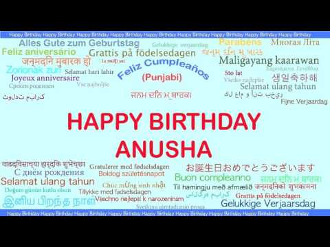 Anusha Languages Idiomas   Happy Birthday