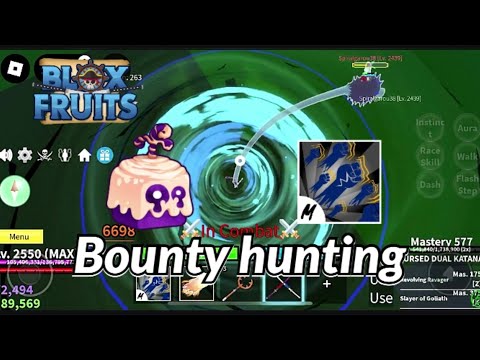 Bounty hunting with dough!! | blox fruit