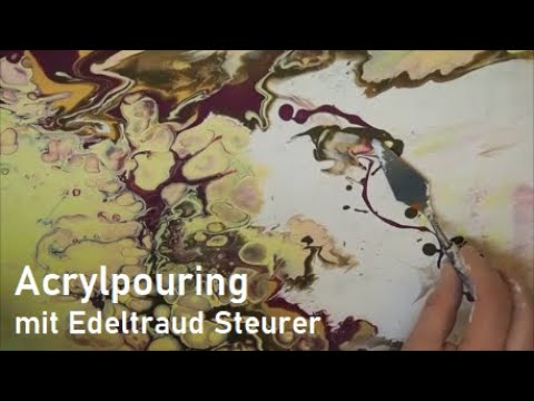 Sanfte Farben✨ Acrylic Pouring - Farbe fließen lassen -  abstract painting - pastel colors