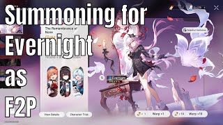 Summoning for Evernight as F2P | Honkai: Star Rail
