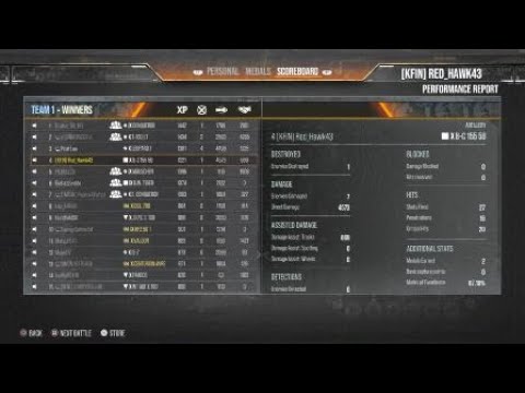 Wot console ps4 B-C 155 58 gameplay Ace tanker (M)