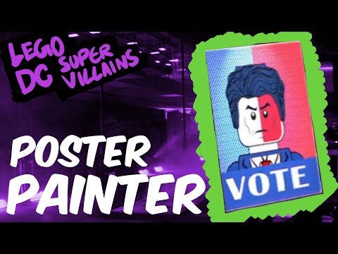 Poster Painter Guide - LEGO DC Super Villains