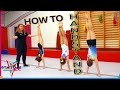 How To Handstand Gymnastics Tutorial CBBC