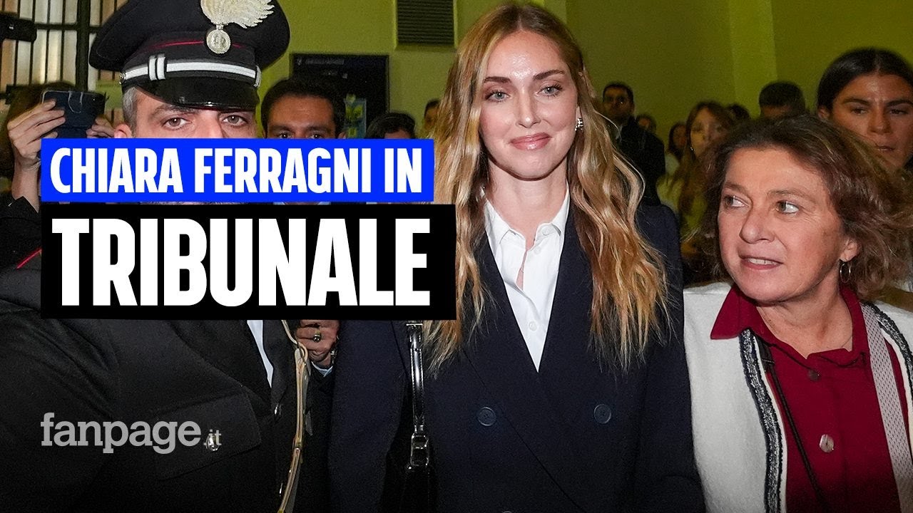 Chiara Ferragni in tribunale per il "pandoro-gate": "È una fase difficile della mia vita"