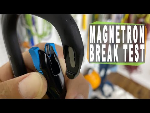 Black Diamond Magnetron Carabiner Break test - SlackSnap