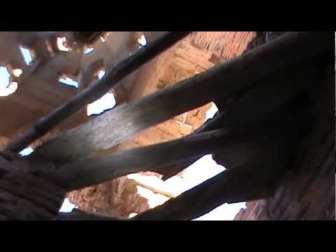 BELCHITE VIEJO.INTERIOR TORRE IGLESIA (08/12/2012).MARUJILLAS AVENTURERAS