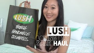 Lush Cosmetics Boxing Day Sale Haul | YayForAmy