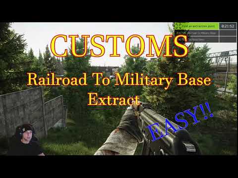 Railroad to Military Base Extract | Escape From Tarkov