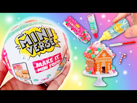 SugarStar MAKING *MORE* MINI FOOD! MiniVerse Make It Mini Holiday Series!
