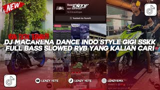 Download lagu DJ MACARENA DANCE INDO STYLE BY GIGI SSKK | DJ THAILAND STYLE FULL BASS SLOWED RVB YANG KALIAN CARI mp3