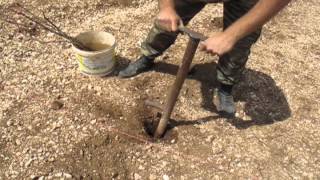 preview picture of video '3-MINUTE TUTORIAL ON HOW TO PLANT GRAPEVINES IN ROBOLA REGION, GREECE'