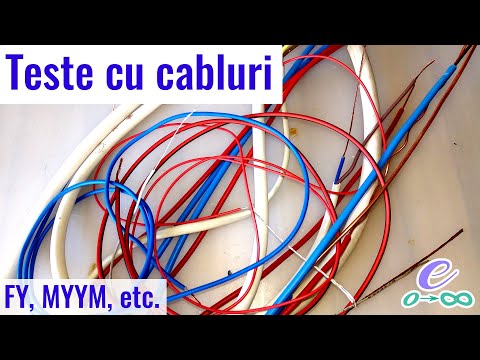 Teste cu cabluri electrice FY, MYYM, etc.