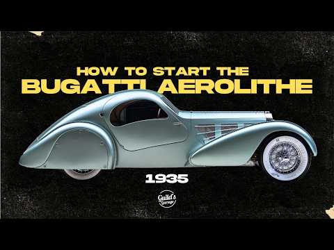 How to Start the 1935 Bugatti Aerolithe