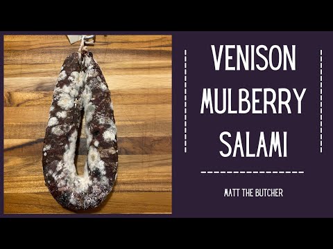 BASIC VENISON SALAMI RECIPE, Great for Hunting Season! (Dry Cured at Home) // Matt the Butcher