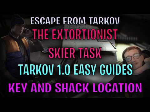 The Extortionist Skier Quest Guide Tarkov 1.0 – Unknown Key + Shack Location EASY Customs 🗺️💥