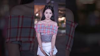 beautiful girl street fashion tiktok #chinesefashion #mejoresstreetfashion #shorts