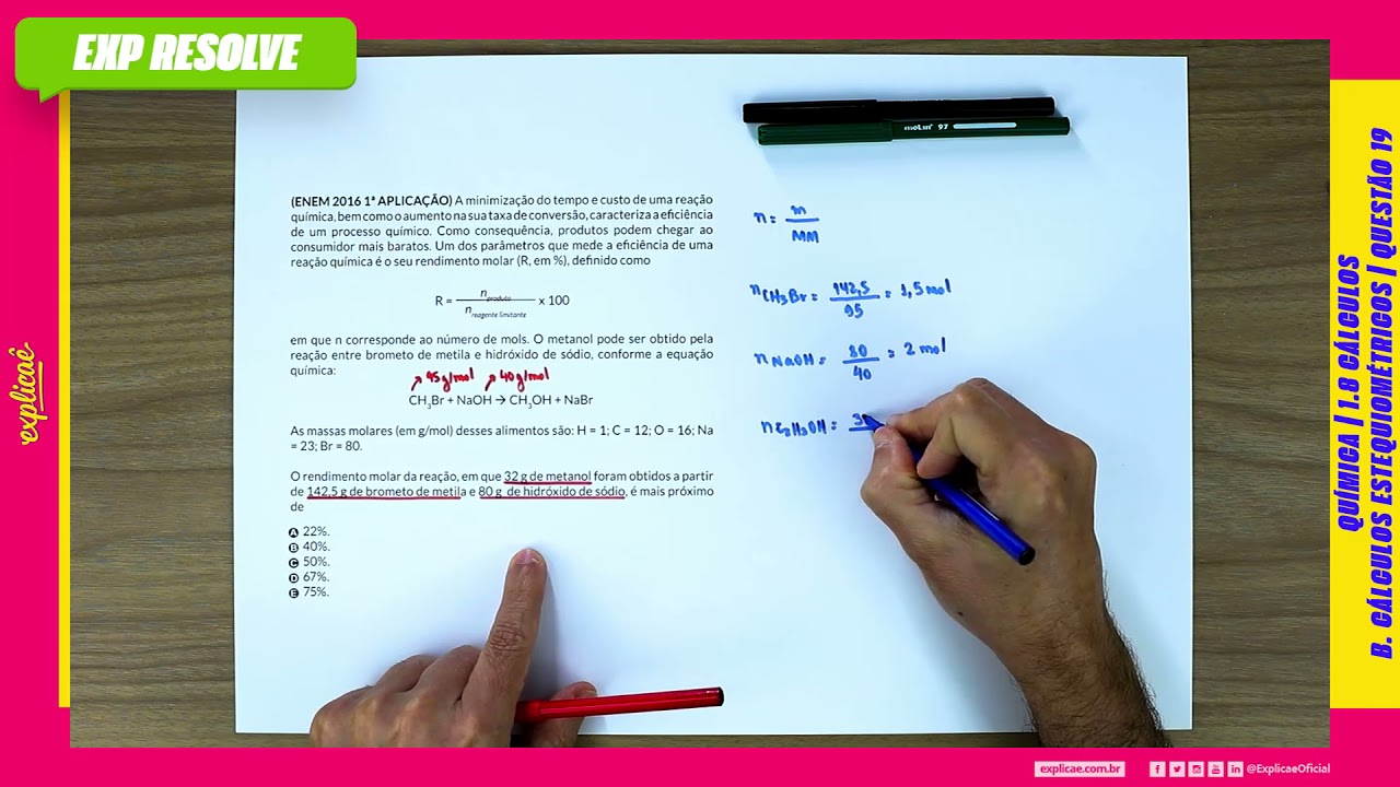 A MINIMIZAÇÃO DO TEMPO E CUSTO DE UMA REAÇÃO QUÍMICA (...) | CÁLCULOS B  CÁLCULOS ESTEQUIOMÉTRICOS