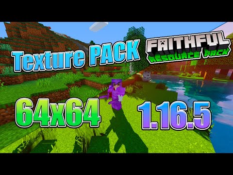 ✅DESCARGAR Texture PACK 64x64 FAITHFUL para Minecraft 1.16.5✅
