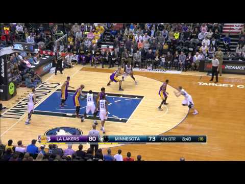 Anthony Bennett Highlights Lakers vs. Timberwolves 12.14.2014 - 6 Points, 6 Rebounds