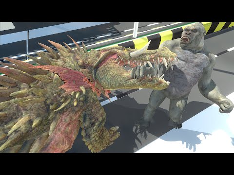 Rampage: George vs. Lizzie vs. Ralph - Animal Revolt Battle Simulator