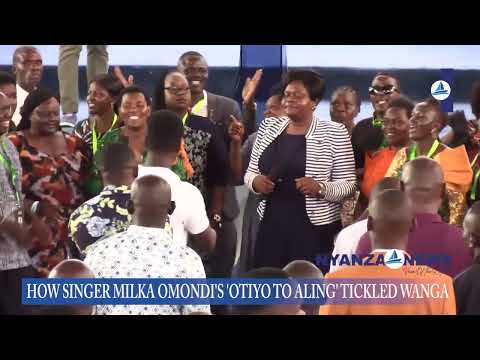 How Singer Milka Omondi Made Governor Gladys Wanga Dance, Sing To 'Otiyo To Aling'a Aling'a' Hit