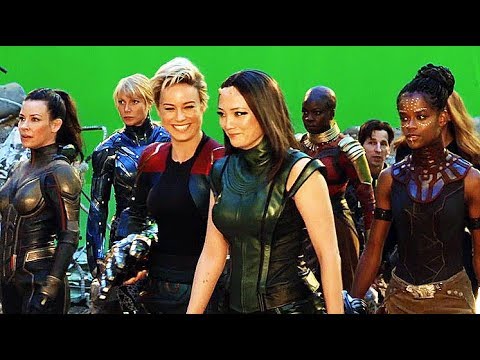 Avengers Endgame A-FORCE Behind The Scenes Bonus Clip