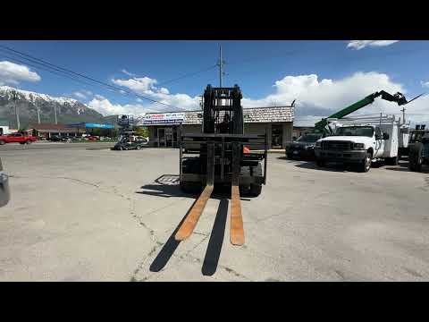 Forklift 2015 Toyota 15,500 LB Diesel Fork Positioners 10' Lift Height 2 Stage Mast