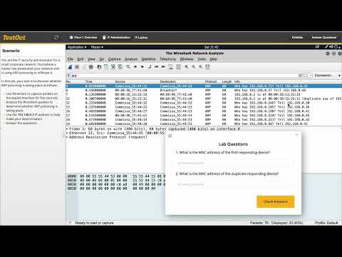 6 5 4 Poison ARP and Analyze with Wireshark