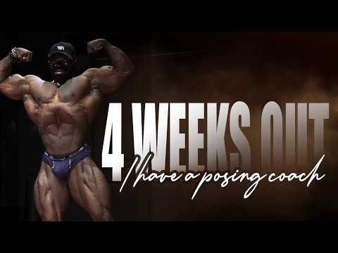 4 WEEKS OUT | Posing tweaks & Full day of eating | VLOG005 | Terrence Ruffin x Ruff Diesel