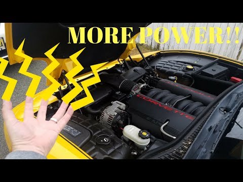 1st C5 Corvette Mod - SLP Blackwing Air Filter Installation