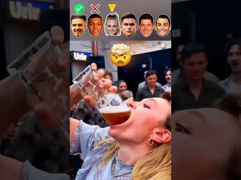 Footballers Crazy Drink + Ronaldo