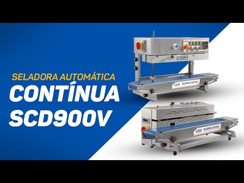 Seladora Automática Contínua com Datadora SCD-900V 220V R.BAIAO-25082 - Video