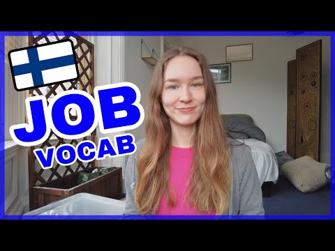 Business Words and Job Interview Vocabulary in Finnish
