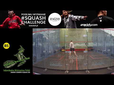 Indywidualne Mistrzostwa Polski Seniorów 2018, kort szklany, czwartek