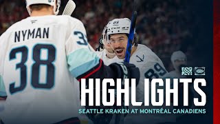 Download the video "Seattle Kraken at Montreal Canadiens| 10/14 Game Highlights"