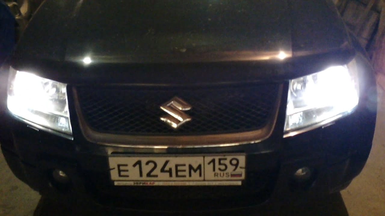 Регулировка фар Сузуки Гранд Витара: как правильно настроить