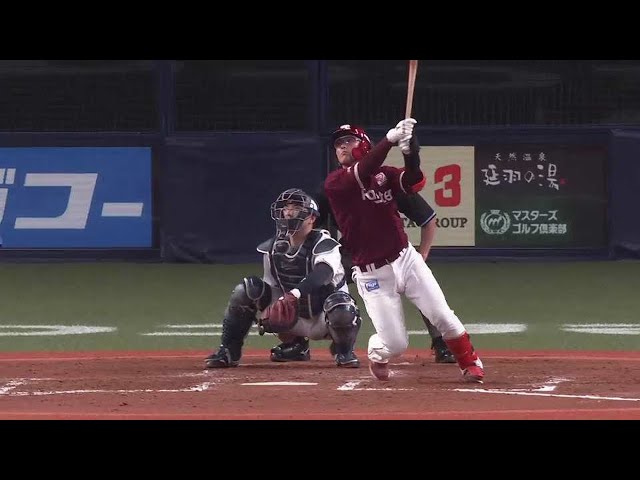 【5回表】イーグルス・太田光 ライトへ勝ち越しのソロホームラン!! 2021年10月19日 オリックス・バファローズ 対 東北楽天ゴールデンイーグルス