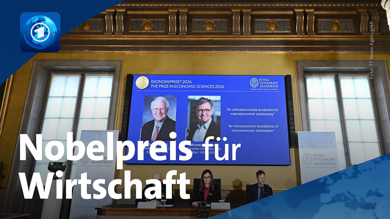 Wirtschaftsnobelpreis für 2 US-Forscher: Wie Krisen abgefedert werden