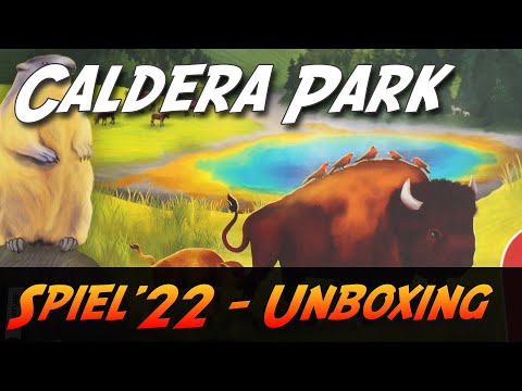Caldera Park - Brettspiel Unboxing (Deep Print Games)